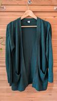 Strickjacke, Waldgrün, S/36, länger geschnitten, offen, Frühjahr Berlin - Karlshorst Vorschau