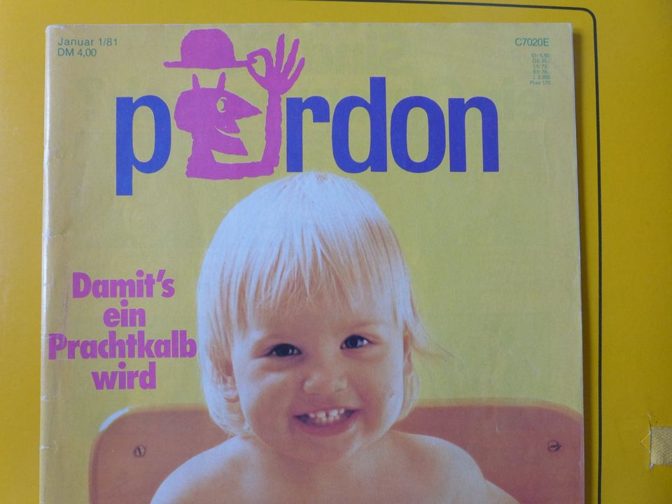 PARDON SATIREMAGAZIN - AUSGABE VOM JANUAR 1981 in Hamburg