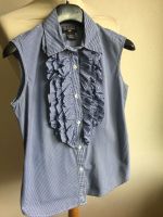 RALPH LAUREN elegante Sommer Bluse Rüschen-Ausschnitt Gr. S Blau Baden-Württemberg - Plochingen Vorschau