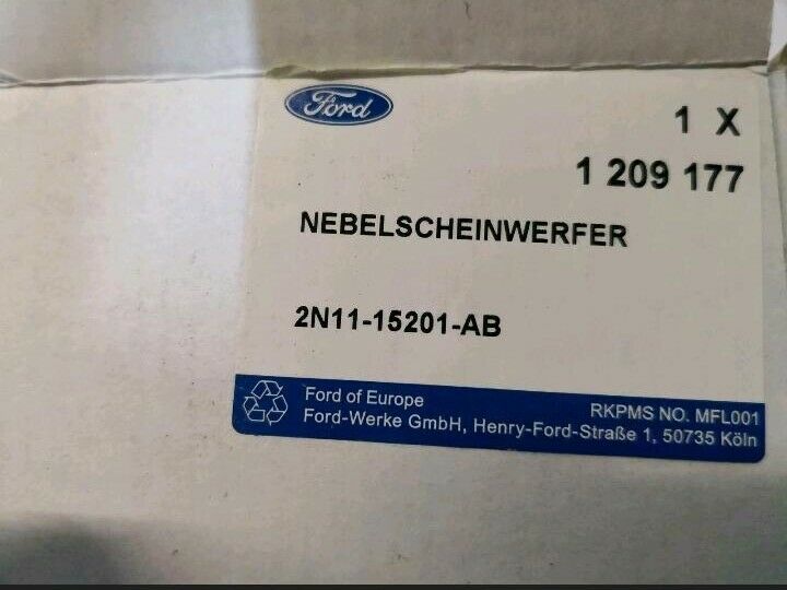 Nebelscheinwerfer Ford Fiesta, Focus, Transit, Mondeo - 1209177 in Breest