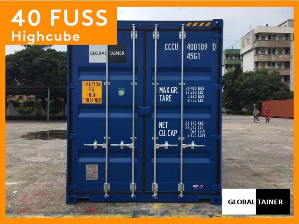 40 Fuß High Cube Seecontainer / Lagercontainer / NEU / Blau in Hamburg