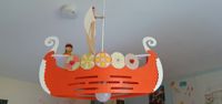 Kinderlampe, Deckenlampe, Wikingerboot, Segelboot Kinderzimmer Östliche Vorstadt - Peterswerder Vorschau