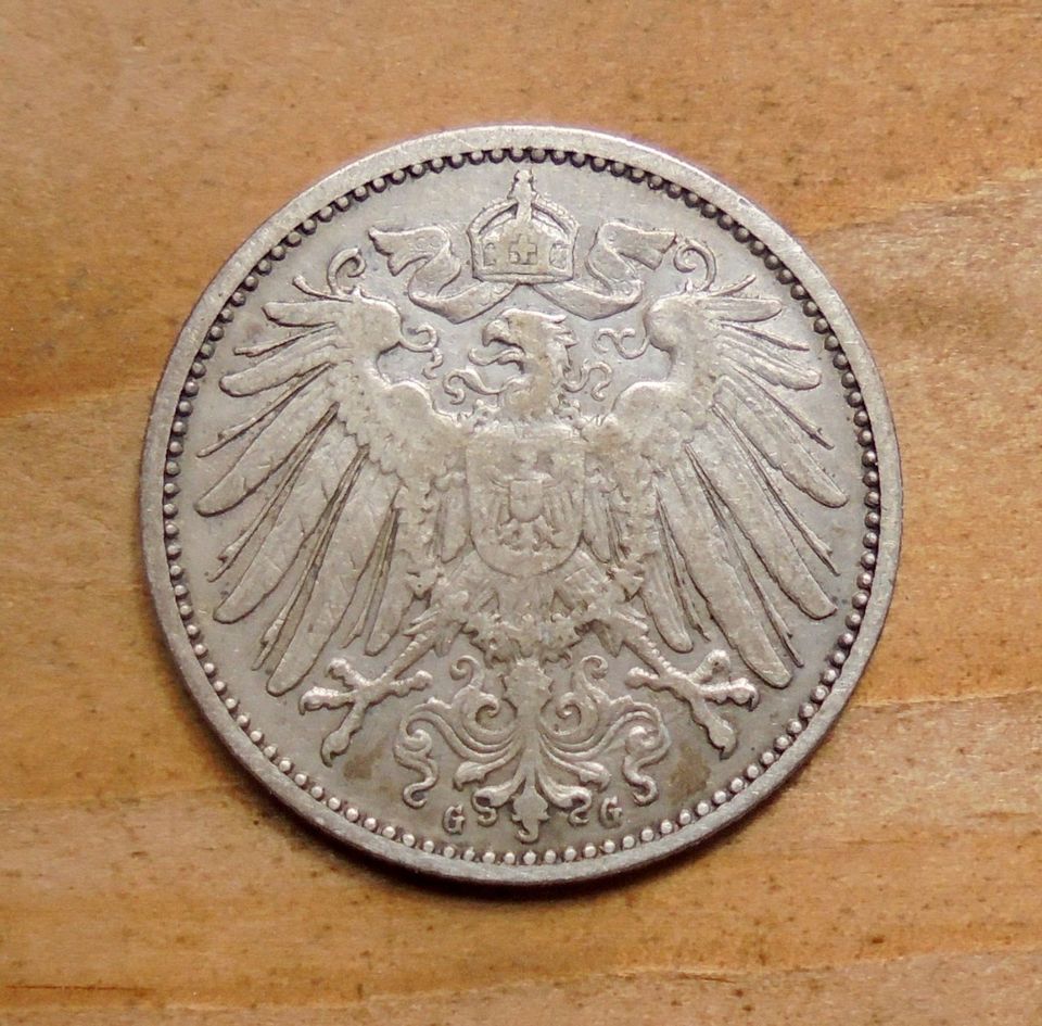 Kaiserreich: 1 Mark 1901 G Silber in Bippen