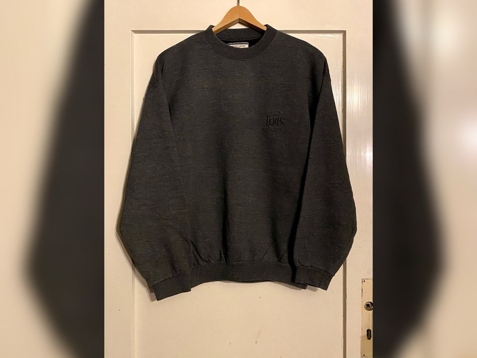 Vintage Levi‘s Sweater/Pullover, grau/anthrazit, Gr. L in Heidelberg