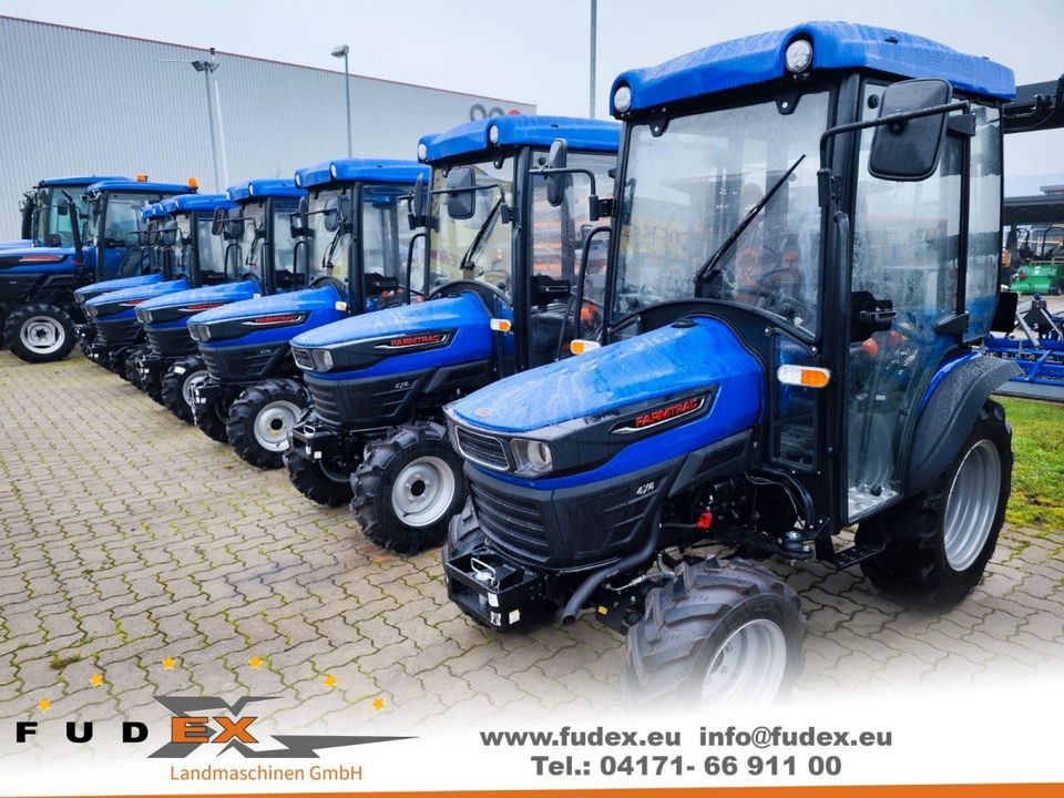 Farmtrac 22 mit Kabine Radialreifen Kleintraktor Fudex Traktor Escorts Kubota Ltd in Winsen (Luhe)