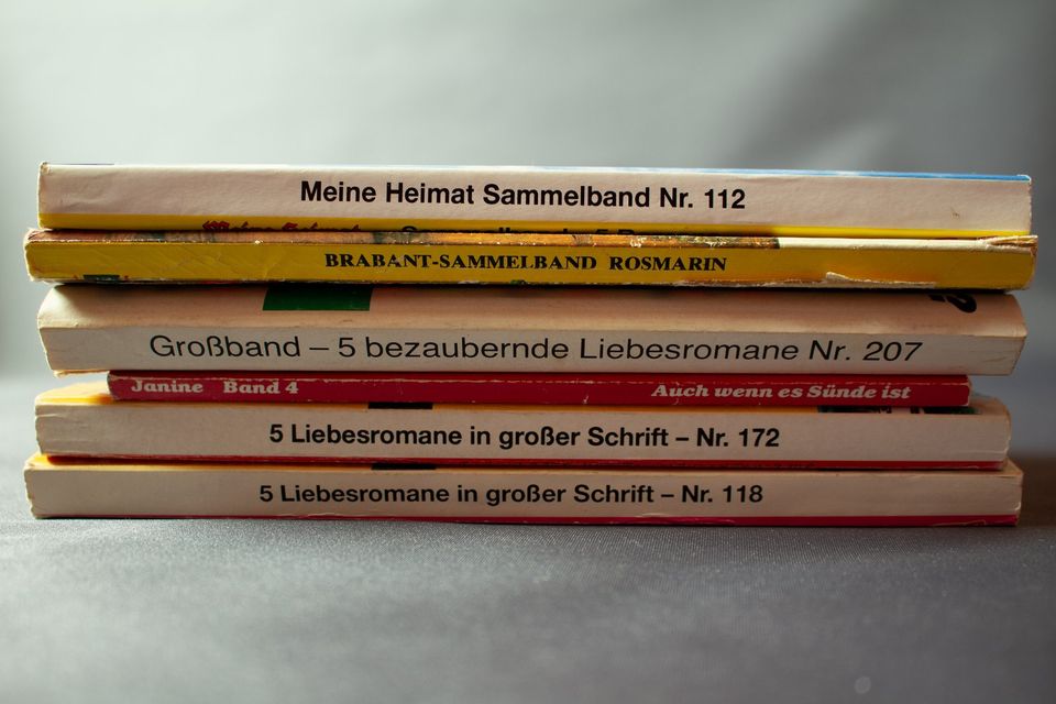 6 Liebesromane Heftromane von Kelter, Bastei und Brabant in Hameln