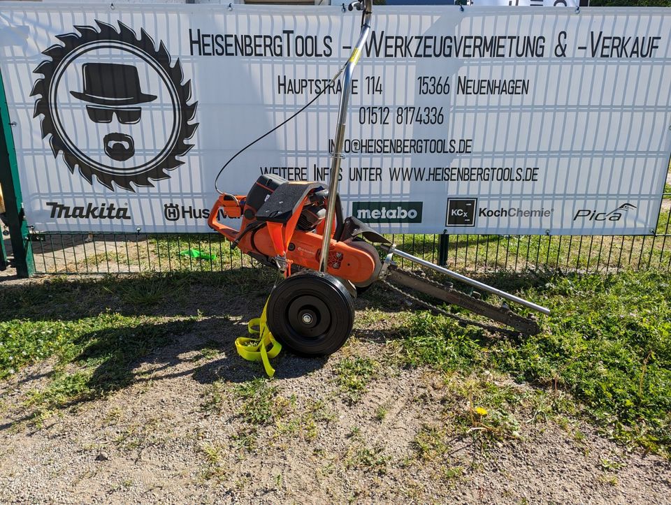 Vermietung HUSQVARNA Grabenfräse Geotrencher+ Führungsgestell in Neuenhagen