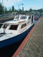 Stahl Kajütboot 7,5m, WC, Solar, Yanmar Diesel Motor Brandenburg - Eberswalde Vorschau