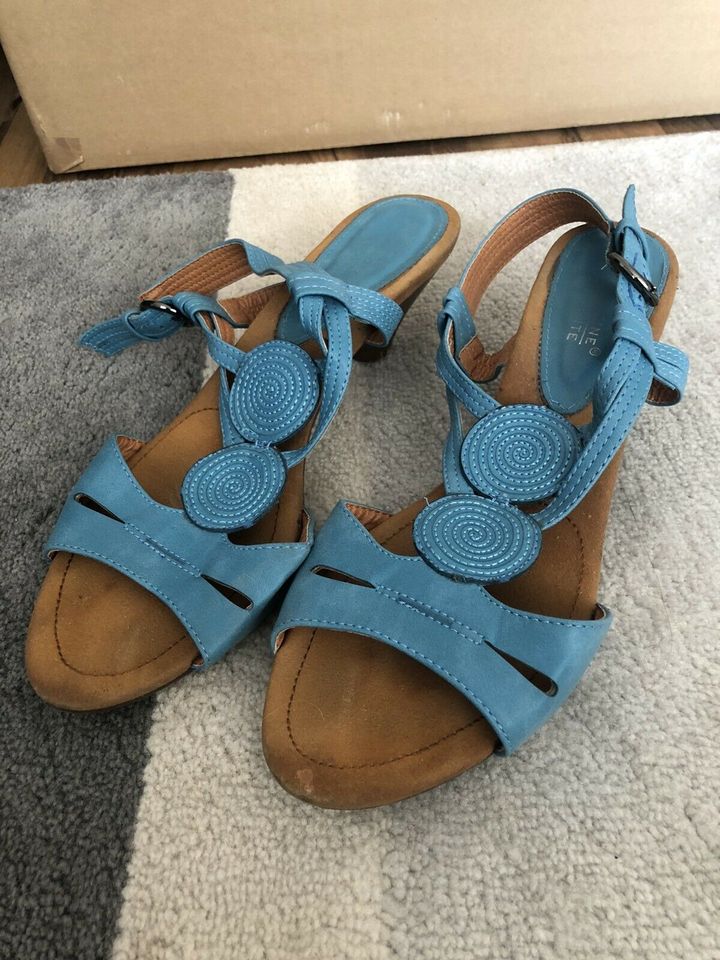 Sandalen Schuhe Gr 41 echtes Leder in Bindlach