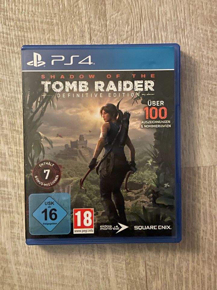 Ps4 Shadow of the tomb Raider Definite Edition in Lübeck