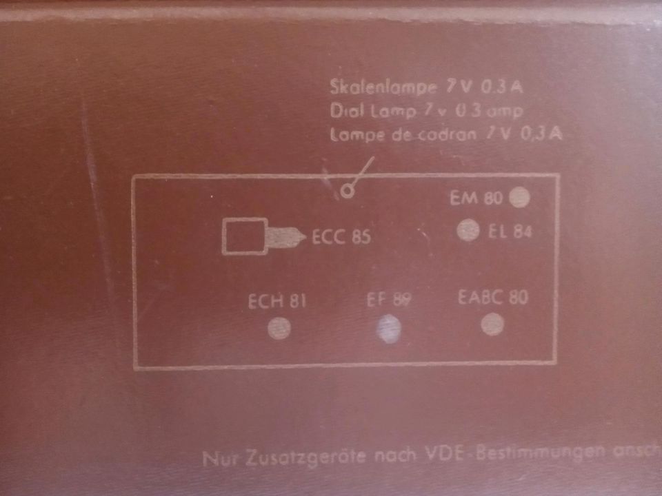 Siemens Super D7 Röhrenradio von 1957 - für Bastler in Manubach