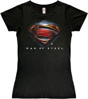 T-Shirt Superman S Schwarz DC Comics Man of Steel Print Damen NEU Dresden - Mickten Vorschau