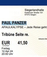 Ticket PAUL PANZER Siegen 12.04.24 Westerwaldkreis - Hergenroth Vorschau