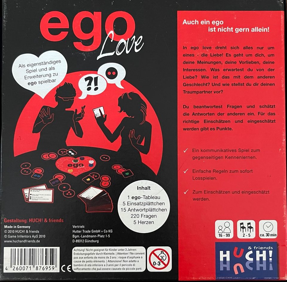 ego Love - Partner / Beziehungsspiel / Paar / Beziehung / Liebe in Hamburg