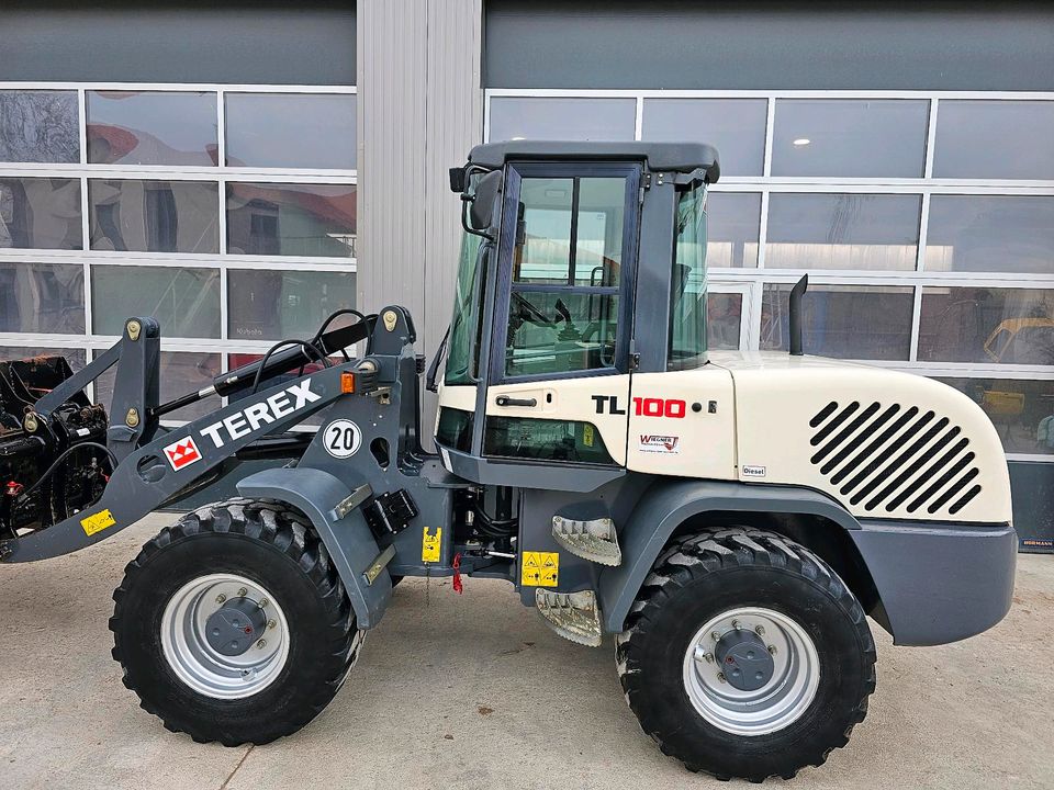 *TEREX TL100* (INKL MWST) 6to Radlader Hoflader Lader Schaufel Palettengabel ähnl. Yanmar V100 V120 V80 Schaeff SKL844 SKL854 SKL834 in Wettringen