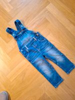 Gr 86 Jeanslatzhose Hose Jeans Topomini mit Trägern Sachsen-Anhalt - Mansfeld Vorschau