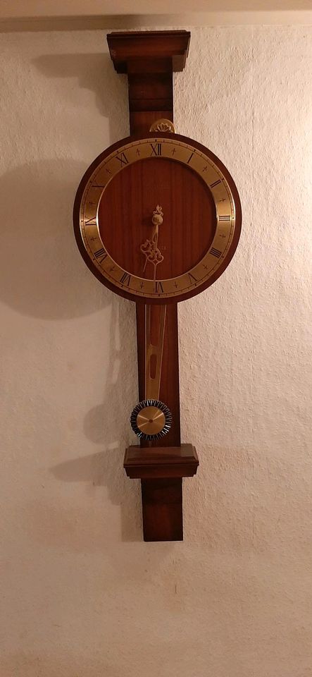 Original DUGENA Wanduhr mit Pendel in Linsengericht