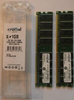 Satz DDR-RAM 1MByte DDR400 Crucial Bayern - Röttenbach (bei Erlangen) Vorschau