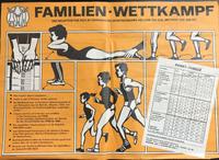 Plakat Familien-Wettkampf der DDR +++Kellerfund+++ Sachsen-Anhalt - Calvörde Vorschau