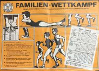 Plakat Familien-Wettkampf der DDR +++Kellerfund+++ Sachsen-Anhalt - Calvörde Vorschau