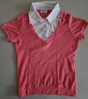 T-Shirt Blusen Einsatz Poloshirt pink Gr. XS 146 / 152 Nordrhein-Westfalen - Heiligenhaus Vorschau