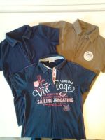3 Polo Shirts Kurzarm Größe 38  blau & khaki  zusammen Niedersachsen - Pattensen Vorschau