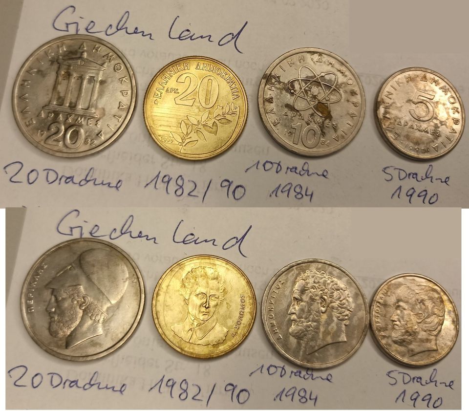 Ansammlung Münzen #2 - 6 Länder 15 Münzen in Königs Wusterhausen