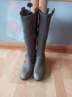 Top Zustand El Naturalista Stiefel grau Langschaft 40 Leder Nordrhein-Westfalen - Hamm Vorschau