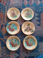 6 Alte Vintage Bambusteller Handbemalt China ! München - Au-Haidhausen Vorschau