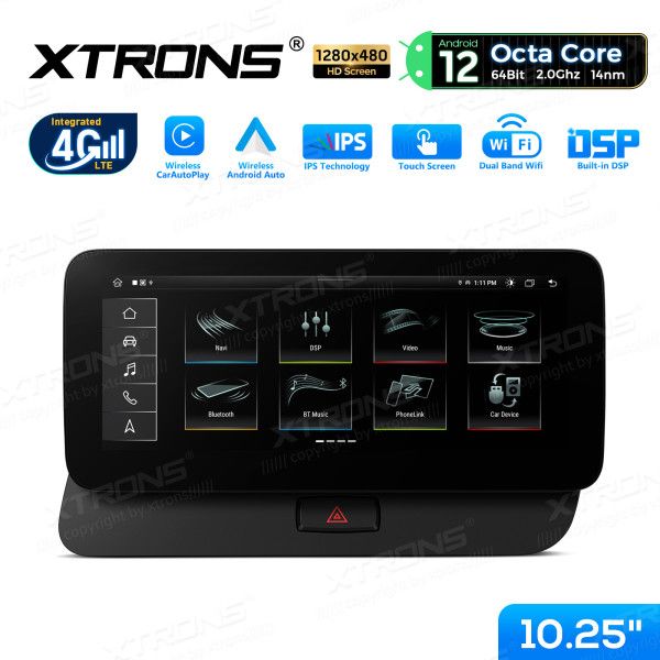 Xtrons Autoradio QEA12UCA12Q5R für Audi Q5 2009-2017 2GB+32GB in Burghausen