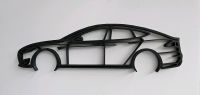 Tesla Model S, Silhouette, 3D Druck, schwarz Niedersachsen - Rosdorf Vorschau