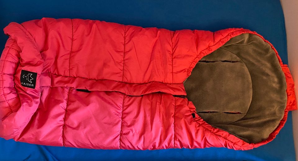 Kaiser Fusssack Thermo Pink 100 x 45cm 5 Punkt Gurtsystem in Hamburg