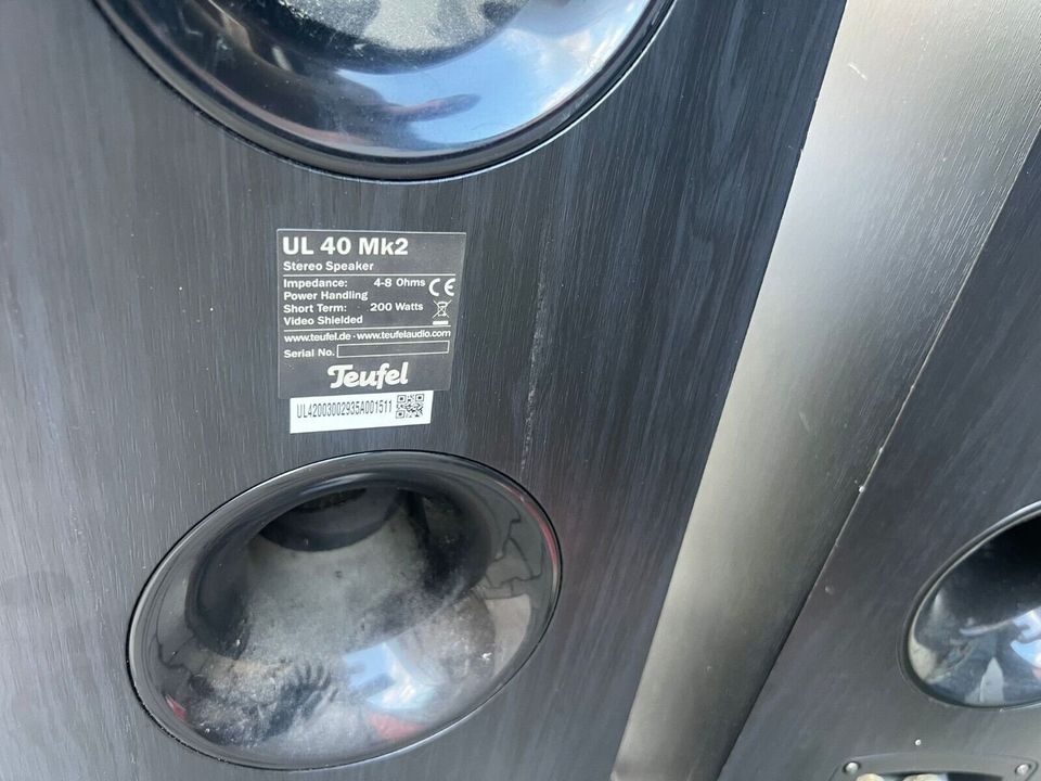 Teufel Ultima UL 40 Mk2 Aktiv Standlautsprecher 200W Schwarz in Düsseldorf