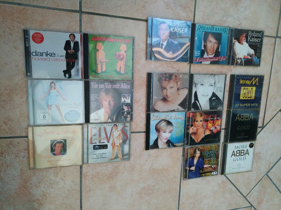 17 CDs Schlager/ Berg/ Claudia Jung/ Abba/ Roland Kaiser in Berlin