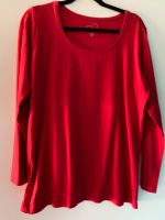 Damen T-Shirt Longshirt Basis M&S in Rot Größe XL Nordrhein-Westfalen - Niederkassel Vorschau