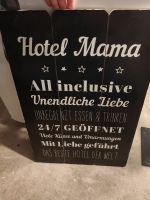 Großes Holz Schild Hotel Mama inklusive Nordrhein-Westfalen - Halle (Westfalen) Vorschau