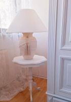 XL Tischlampe Leuchte Lampe Vasenlampe Shabby Chic weiß Hessen - Fuldatal Vorschau