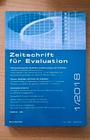 Zeitschrift für Evaluation 1/2018 Münster (Westfalen) - Gremmendorf Vorschau