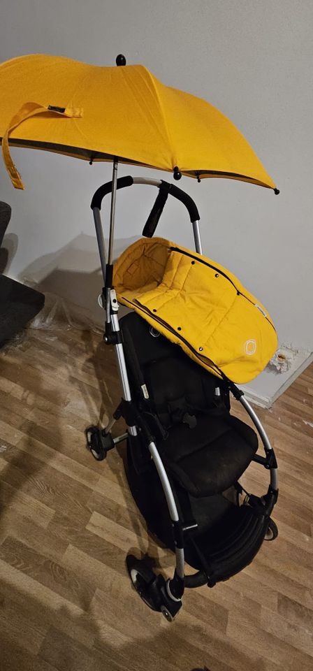 Bugaboo Bee 3 Gelb+Sonnenschutz,Schirm, Regenschutz etc. in Berlin