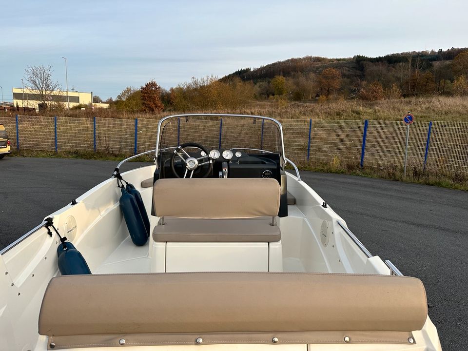 Konsolenboot Prins 475 Open 40PS mit Trailer Sportboot Boot in Emmerich am Rhein