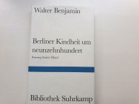 Walter Benjamin/Berliner Kindheit um neunzehnhundert Nordrhein-Westfalen - Minden Vorschau