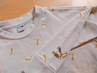 Orig. Damen Puma Sweatshirt Pullover Creme Gold all over Logo S Baden-Württemberg - Freiburg im Breisgau Vorschau