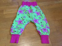 Haremshose Wohlfühlhose Hose Mädchen Gr. 92/98 grün pink Sterne Bayern - Bad Heilbrunn Vorschau