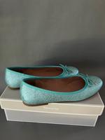 Tamaris Ballerinas, mintgrün / türkis, Glitzereffekt, Schleifen Niedersachsen - Oldenburg Vorschau