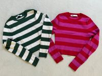 Kurze Pullover, Zara, grün-wollweiß und rot-pink Flensburg - Fruerlund Vorschau