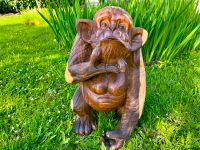 Großer Affe 60cm Holzaffe Schnitzerei geschnitzt Holz Gorilla Essen - Essen-Werden Vorschau