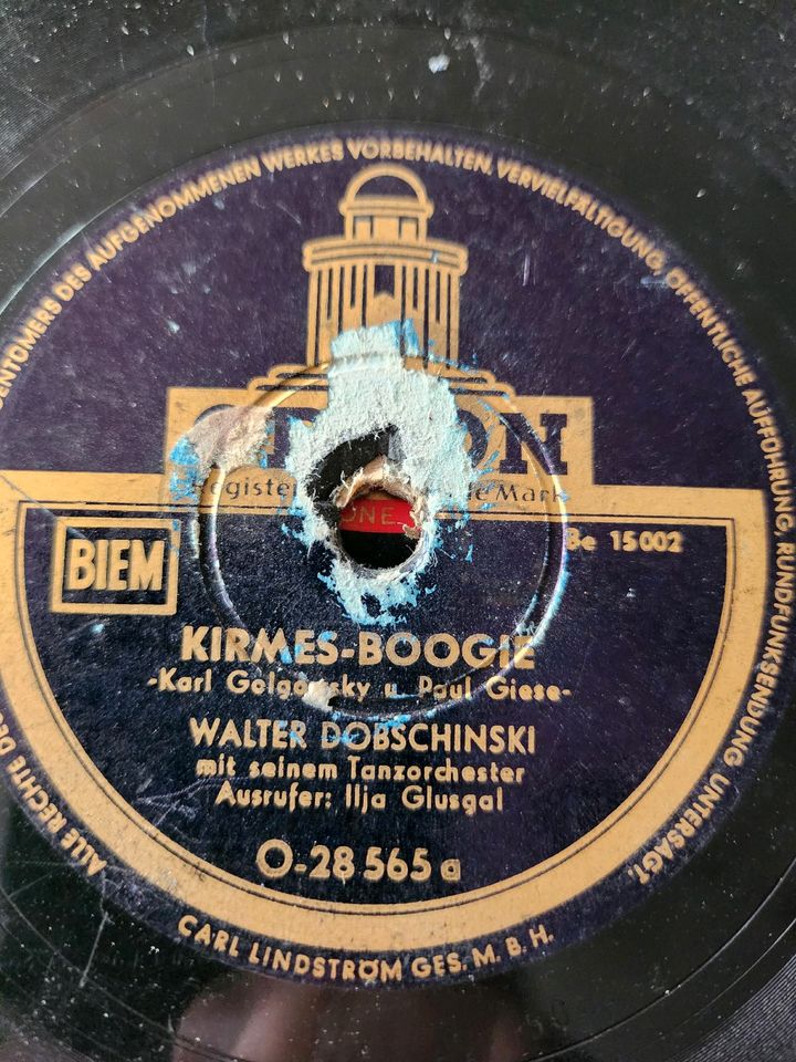 Original Schellack Schallplatten für Grammophon in Taufkirchen