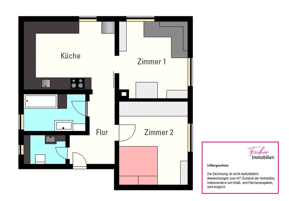 Kernsanierte 2 Zimmerwohnung in Stuttgart