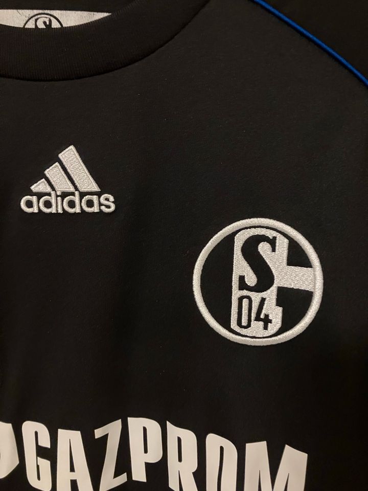 Schalke Trikot lang Arm schwarz in Gelsenkirchen