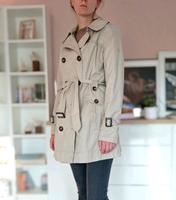 Beiger Trenchcoat s.Oliver 38 M Herbst Mantel Braun Schildpatt Bayern - Volkach Vorschau